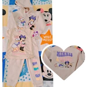 Disney Minnie Mouse Kids Hoodie and Pants Set